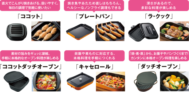 毎日の食卓に多彩なレパートリーで料理の幅を広げる「グリル専用調理器」